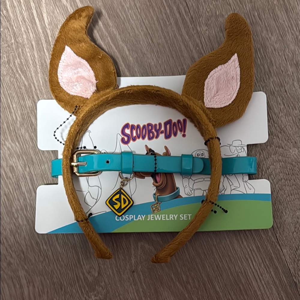 Brand new scooby-doo cosplay set for adults collar and ears headband Halloween